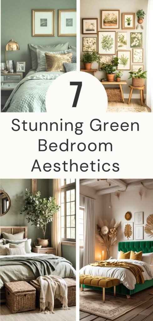 7 Stunning Green Bedroom Aesthetics
